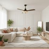 Jora Meadow Wood Ceiling Fan, detail view 11