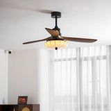 Jora Meadow Wood Ceiling Fan, detail view 14