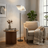 Nora Loft Leather Floor Lamp, detail view 3