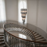 Riven Aster Glass Chandelier, detail view 3