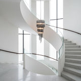Riven Aster Glass Chandelier, detail view 5