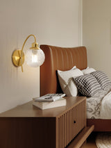 Tarin Orbit Glass Wall Light, detail view 7