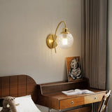 Tarin Orbit Glass Wall Light, detail view 2