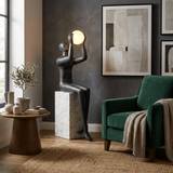 Elian Ridge Metal Floor Lamp, detail view 2