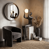 Elian Ridge Metal Floor Lamp, detail view 5