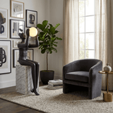 Elian Ridge Metal Floor Lamp, detail view 3