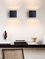 Jora Mist Travertine Wall Light, detail view 7