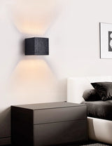 Jora Mist Travertine Wall Light, detail view 8