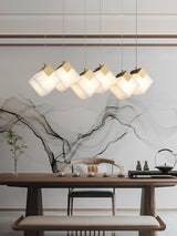 Kaia Stone Alabaster Pendant Light, detail view 15