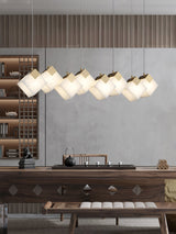 Kaia Stone Alabaster Pendant Light, detail view 17