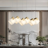 Kaia Stone Alabaster Pendant Light, detail view 12