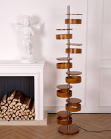 Nella Frost Wood Floor Lamp, detail view 4