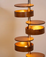Nella Frost Wood Floor Lamp, detail view 5