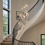 Orla Opal Glass Chandelier, detail view 10