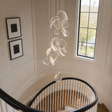Orla Opal Glass Chandelier, detail view 11