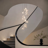 Orla Opal Glass Chandelier, detail view 9