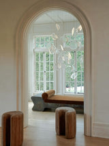 Orla Opal Glass Chandelier, detail view 5