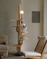 Vesper Linden Glass Floor Lamp, detail view 3