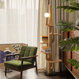 Vesper Linden Glass Floor Lamp, detail view 8