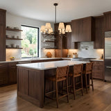 Aven Vista Fabric Chandelier, detail view 9
