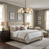 Aven Vista Fabric Chandelier, detail view 4