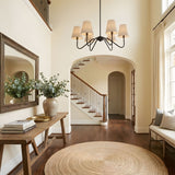 Aven Vista Fabric Chandelier, detail view 7
