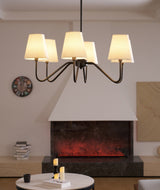 Aven Vista Fabric Chandelier, detail view 17