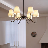 Aven Vista Fabric Chandelier, detail view 19