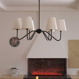 Aven Vista Fabric Chandelier, detail view 21