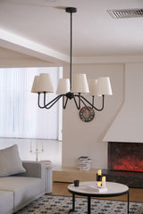 Aven Vista Fabric Chandelier, detail view 22
