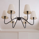 Aven Vista Fabric Chandelier, detail view 23