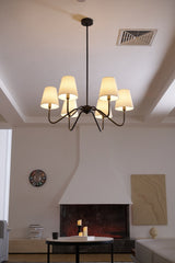 Aven Vista Fabric Chandelier, detail view 24
