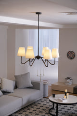 Aven Vista Fabric Chandelier, detail view 25