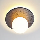 Luma Juniper Travertine Ceiling Light, detail view 12