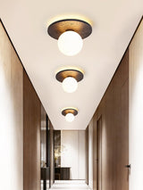 Luma Juniper Travertine Ceiling Light, detail view 15