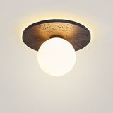 Luma Juniper Travertine Ceiling Light, detail view 18
