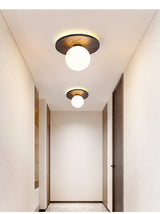 Luma Juniper Travertine Ceiling Light, detail view 7