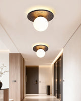 Luma Juniper Travertine Ceiling Light, detail view 9