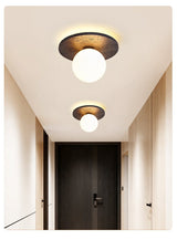 Luma Juniper Travertine Ceiling Light, detail view 10