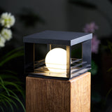 Avel Haven Glass Outdoor Light, detail view 4