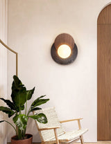 Celine Bay Travertine Wall Light, detail view 14