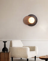 Celine Bay Travertine Wall Light, detail view 17