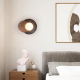 Celine Bay Travertine Wall Light, detail view 4