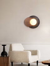 Celine Bay Travertine Wall Light, detail view 6