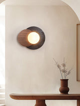 Celine Bay Travertine Wall Light, detail view 8