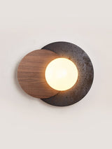 Celine Bay Travertine Wall Light, detail view 10