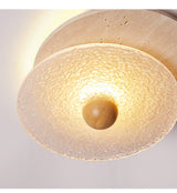 Dalia Terra Travertine Ceiling Light, detail view 5