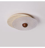 Dalia Terra Travertine Ceiling Light, detail view 6