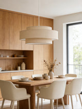 Ilan Glow Linen Pendant Light, detail view 3