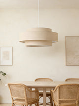 Ilan Glow Linen Pendant Light, detail view 7